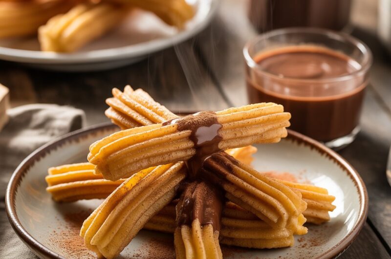 Air Fryer Churros with Cinnamon Sugar